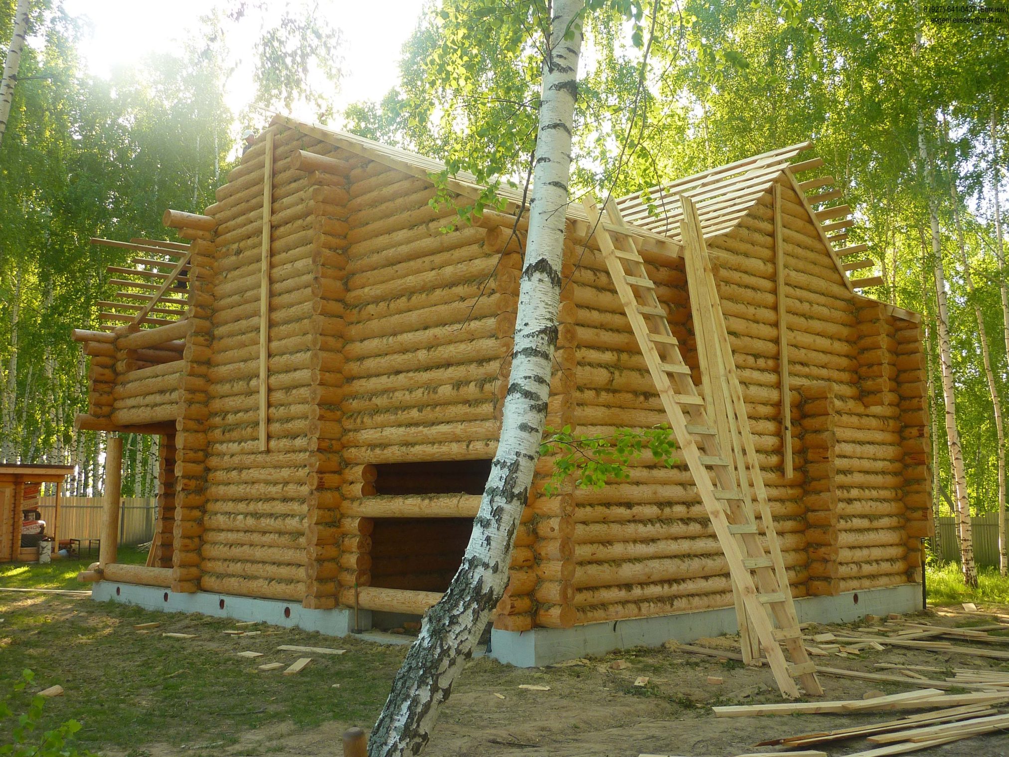 Индивидуальный проект дома из бревна