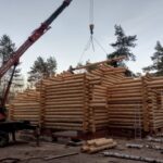 Сруб банного комплекса 10 на 17 в г. Кузнецк